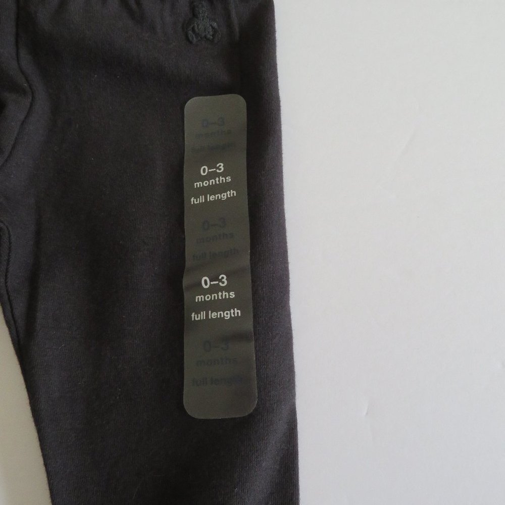 GAP Baby Organic Cotton Ruffle Leggings, Girl 0-3 months, Black - NWT - Picture 4 of 5